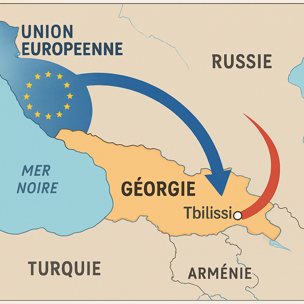 découvrez les enjeux majeurs de l'adhésion de la géorgie à l'ue, entre manifestations populaires, rivalités géopolitiques et lutte contre l'influence russe.