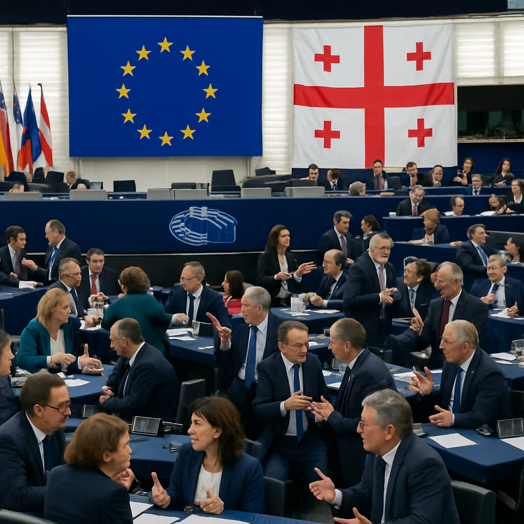 le parlement européen appelle la géorgie à organiser de nouvelles élections transparentes afin de renforcer la démocratie et la stabilité dans le pays.
