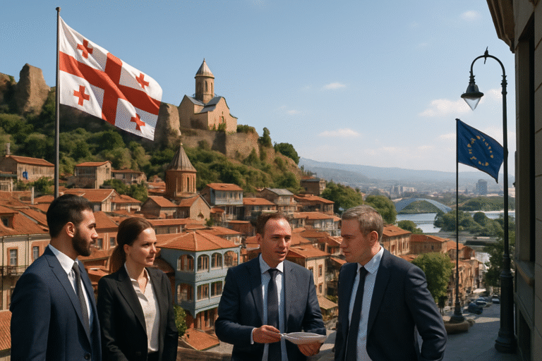 tbilissi rejette le rapport critique de la commission européenne tout en affirmant que la géorgie fait des progrès significatifs vers son intégration dans l'union européenne.