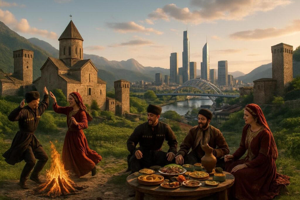 découvrez la géorgie, où les traditions anciennes rencontrent des paysages modernes époustouflants. explorez une riche culture, une histoire fascinante et des panoramas uniques.