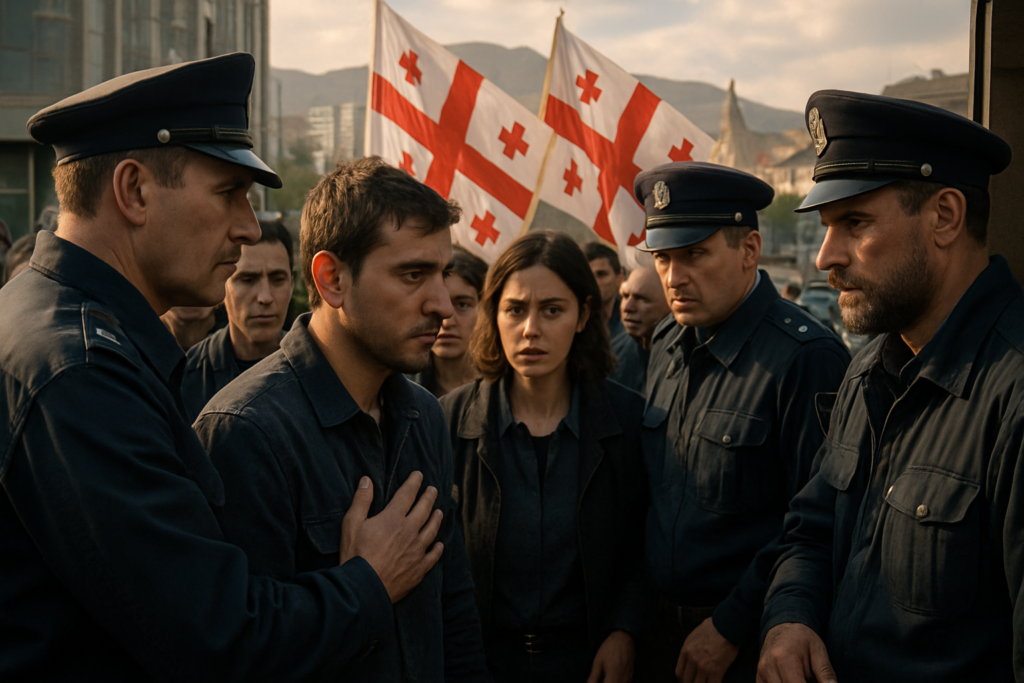 en géorgie, le gouvernement utilise le refus d’entrée comme outil pour réprimer l’opposition politique, limitant ainsi la liberté d’expression et les droits démocratiques.