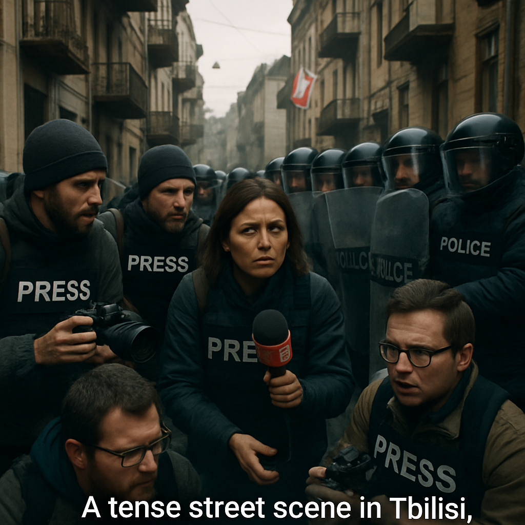 découvrez comment une nouvelle vague de répression touche les journalistes en géorgie suite à l'entrée en vigueur de nouvelles lois restrictives.