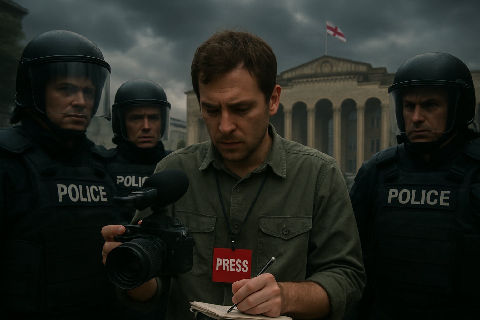 Géorgie : une nouvelle vague de répression frappe les journalistes avec l&rsquo;entrée en vigueur de nouvelles lois