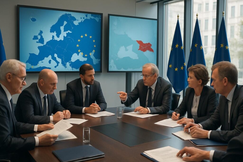 l'union européenne lance l'élaboration d'une liste de 'pays sûrs', envisageant d'inclure la géorgie, afin de faciliter les procédures d'asile et renforcer la gestion des flux migratoires.