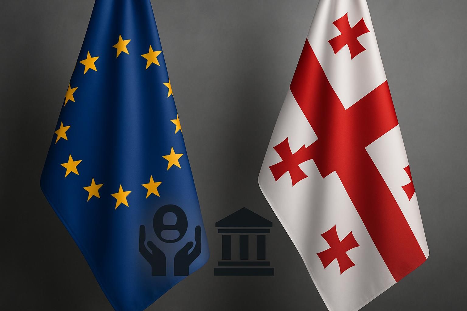 l'union européenne avertit la géorgie d'un possible retrait de son accès sans visa en raison des inquiétudes liées au recul démocratique dans le pays.