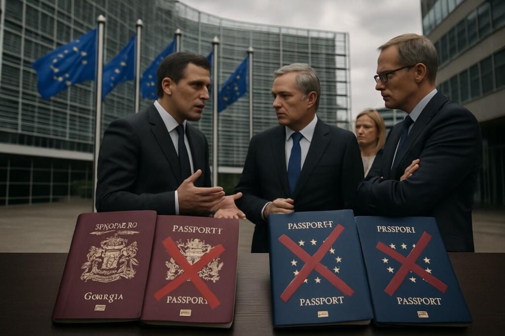 découvrez pourquoi la commission européenne envisage de suspendre la liberté de circulation sans visa pour les diplomates géorgiens et les implications possibles de cette décision.