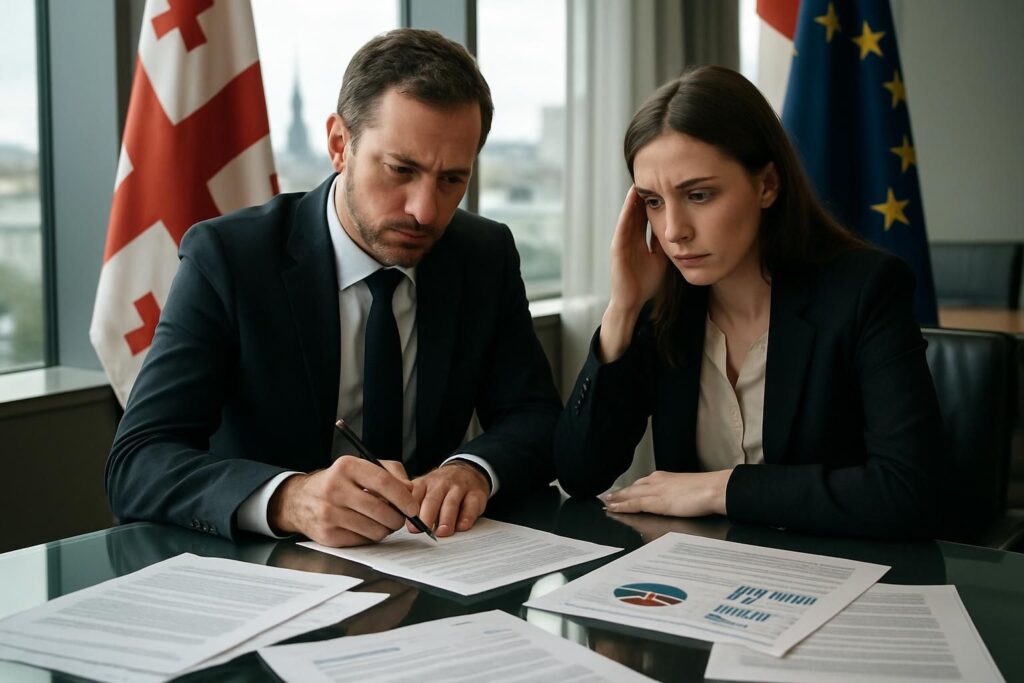 la commission européenne avertit que la géorgie pourrait perdre totalement sa franchise de visa, mettant en lumière les risques et les enjeux liés à cette décision cruciale.