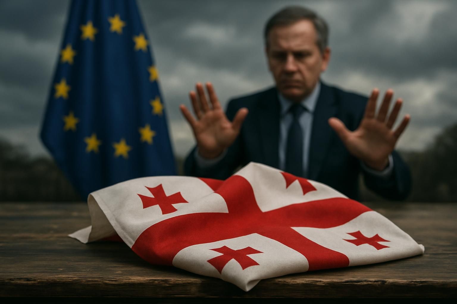 La Géorgie met en pause ses pourparlers d&rsquo;adhésion à l&rsquo;UE, dénonçant des pratiques de &lsquo;chantage&rsquo; de la part de l&rsquo;Union