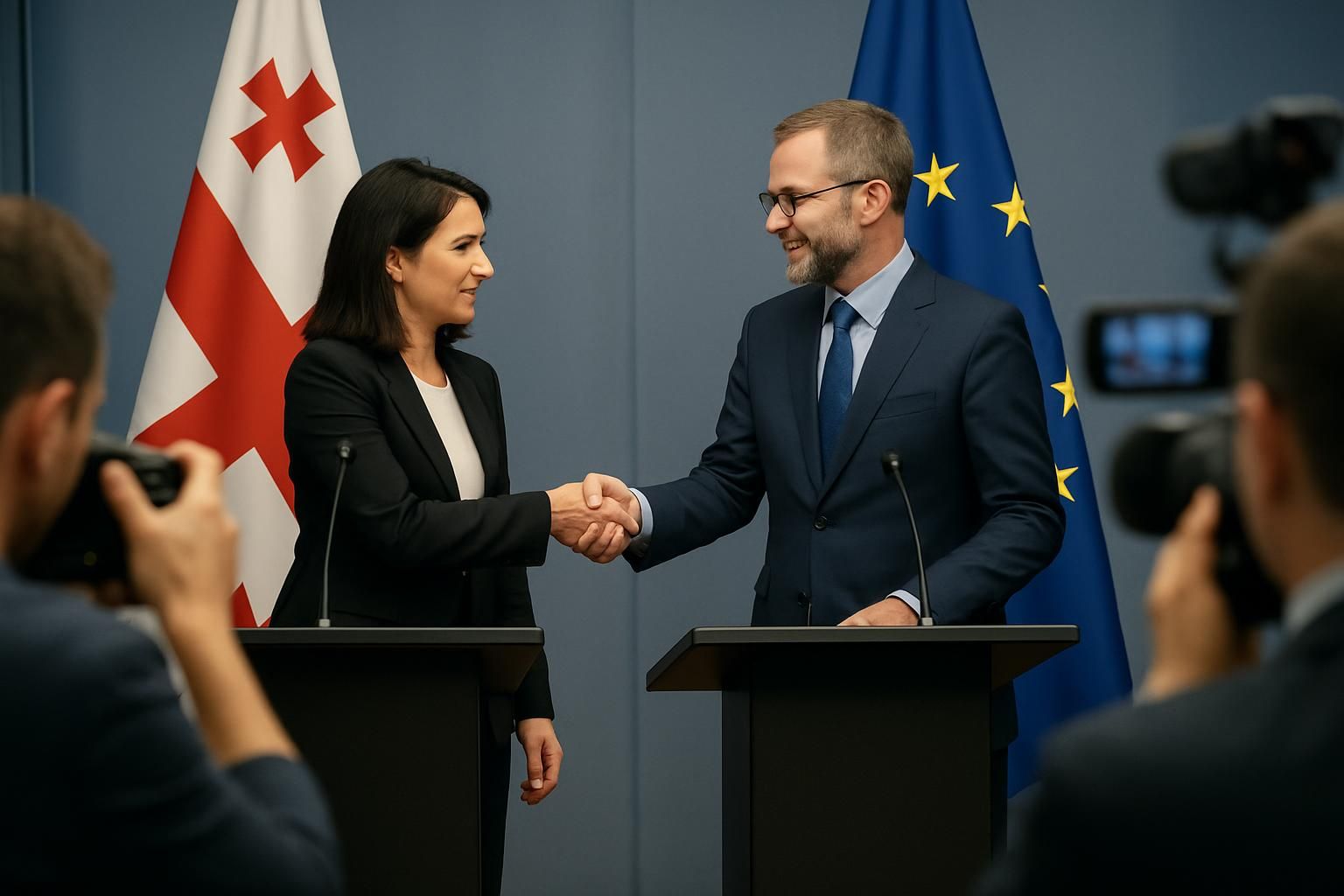 la géorgie a été officiellement reconnue comme pays d'origine sûr par l'union européenne, facilitant ainsi les procédures d'asile et renforçant la coopération entre l'ue et la géorgie.