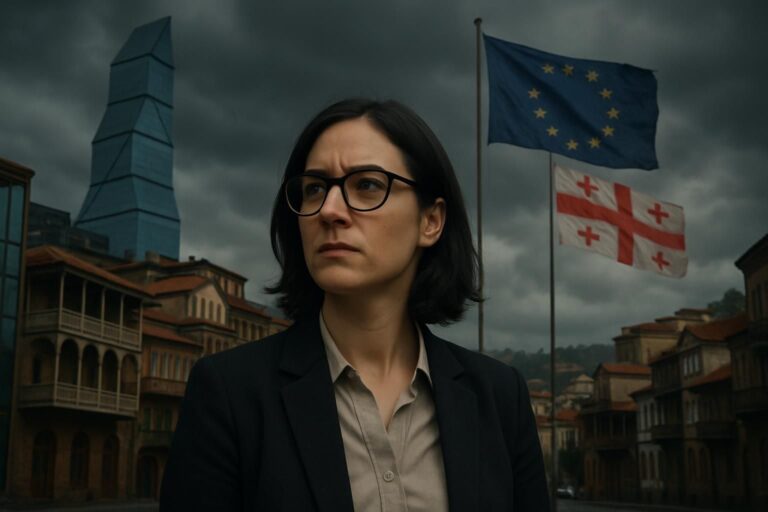 markéta gregorová met en garde contre les risques menaçant l'avenir européen de la géorgie, soulignant les enjeux politiques et géostratégiques cruciaux.