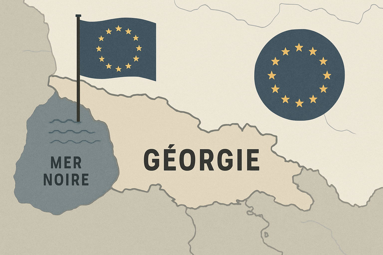 découvrez comment la candidature de la géorgie à l'union européenne, initialement prometteuse, s'est révélée être une démarche de façade, menant à un effondrement politique et diplomatique.