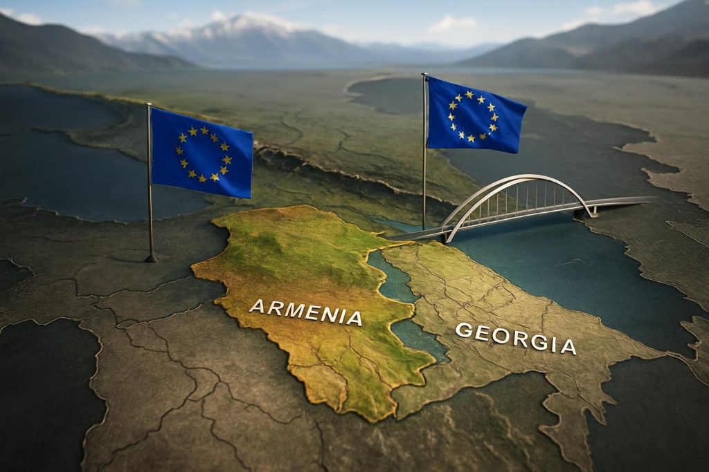 analyse des impacts du virage européen de l'arménie et du parcours de la géorgie vers l'union européenne sur la configuration politique et géostratégique de la région.
