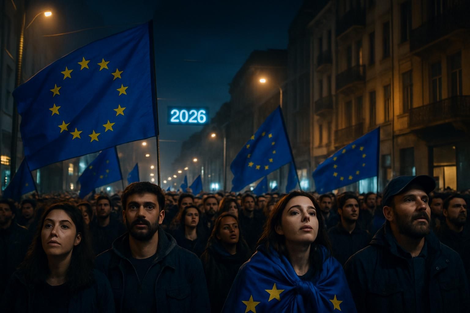 découvrez comment la vague pro-européenne gagne en intensité dans les rues de géorgie, révélant un mouvement citoyen fort en faveur de l'europe.