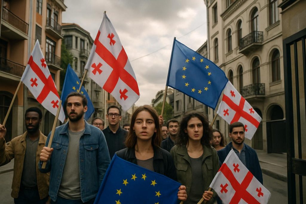 analyse de l'engagement de l'union européenne envers la démocratie en géorgie, un défi essentiel à surmonter pour soutenir les valeurs démocratiques dans la région.