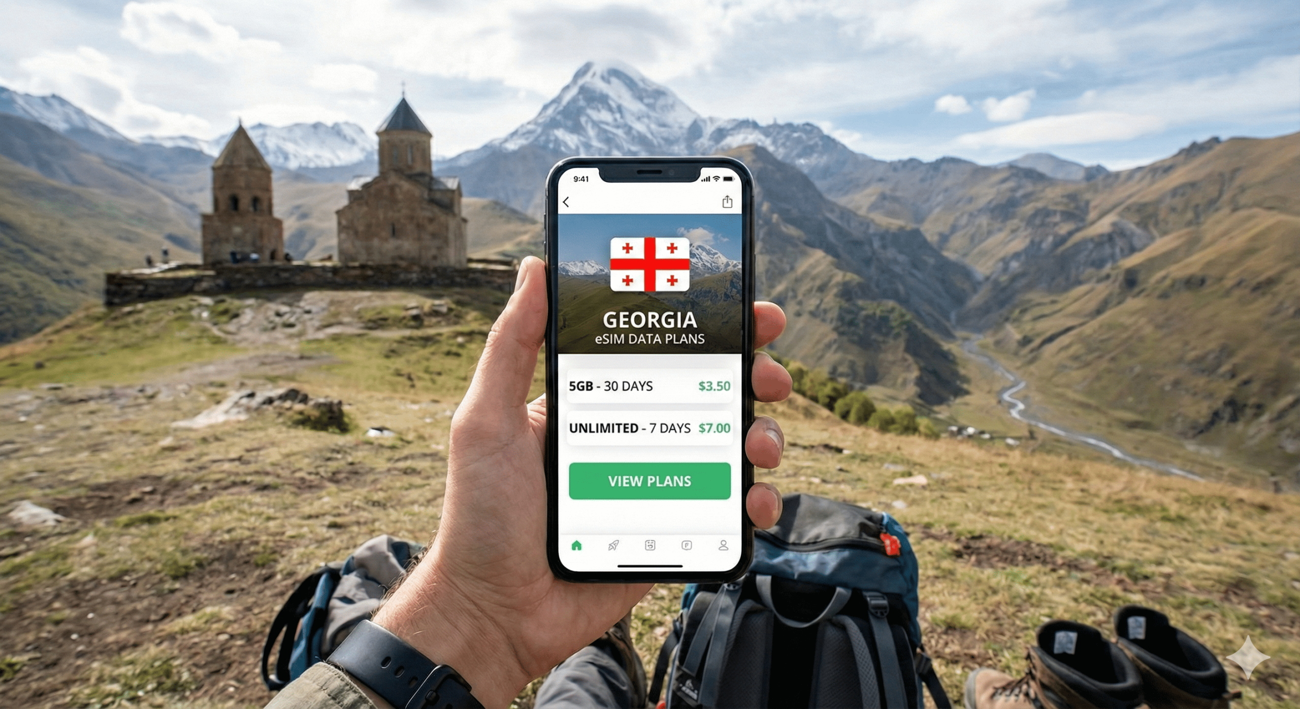 Guide code promo pour une eSIM en Géorgie en 2026