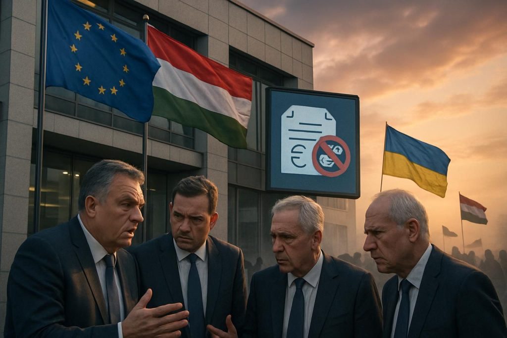 analyse des tensions croissantes entre la hongrie et l'ukraine suite au blocage des fonds et à l'opposition européenne menée par la hongrie.