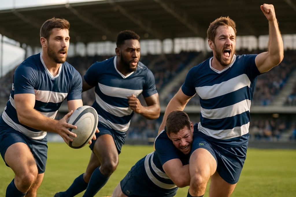 découvrez le parcours des internationaux du rc vannes cherry, alania, berguet et marks, et leur impact dans le rugby français.