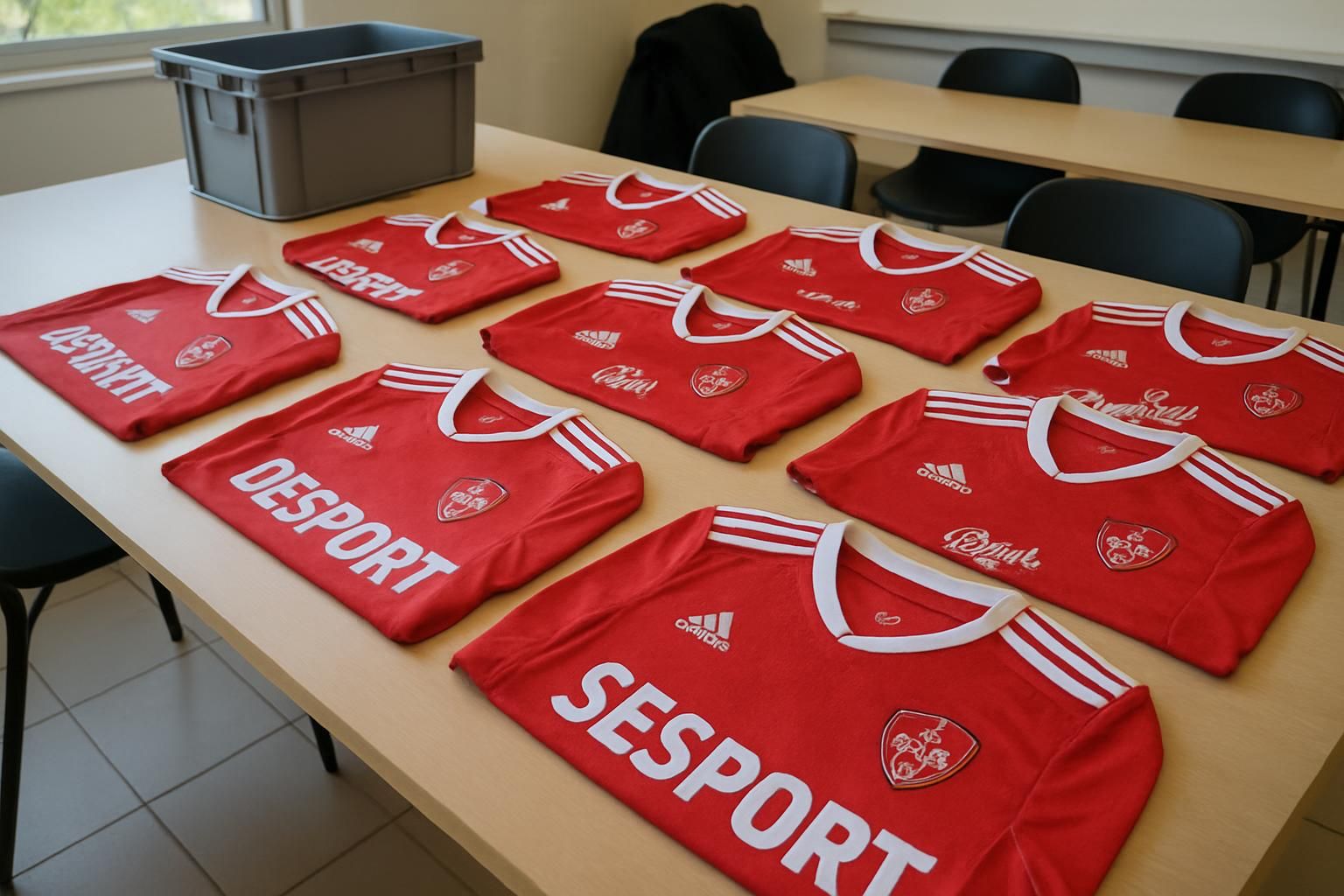 découvrez la préparation des maillots du stade brestois sous un ciel printanier, accompagnée d'une mobilisation active dans les écoles pour encourager les jeunes supporters.