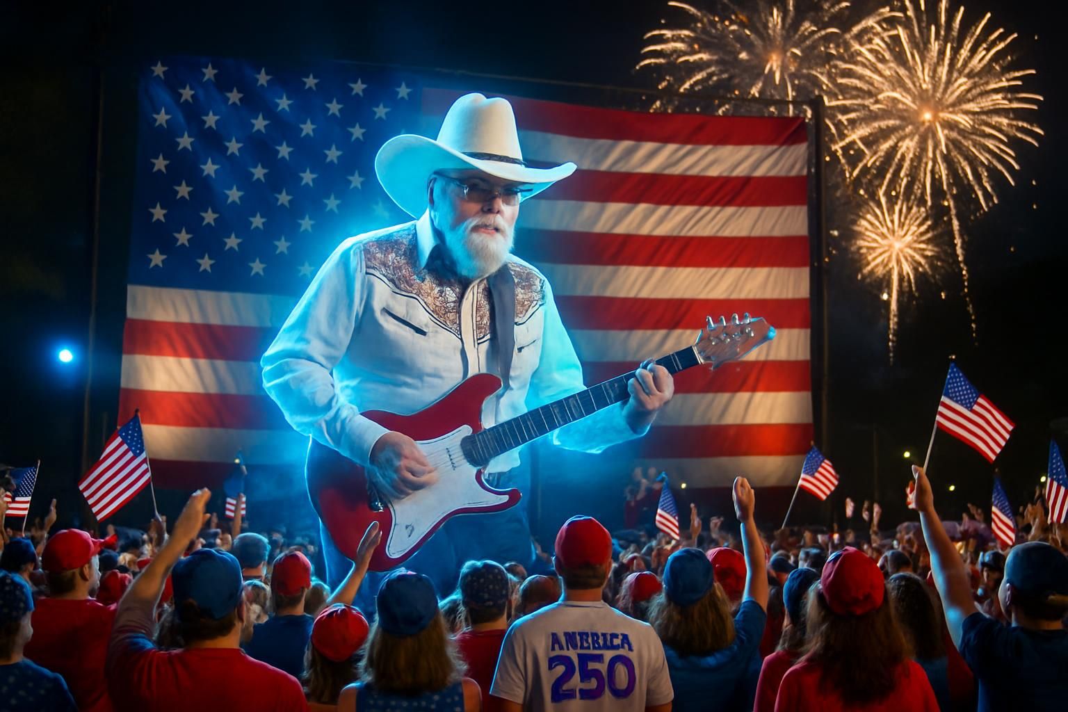 Charlie Daniels s&rsquo;invite en hologramme pour célébrer America 250 le 4 juillet