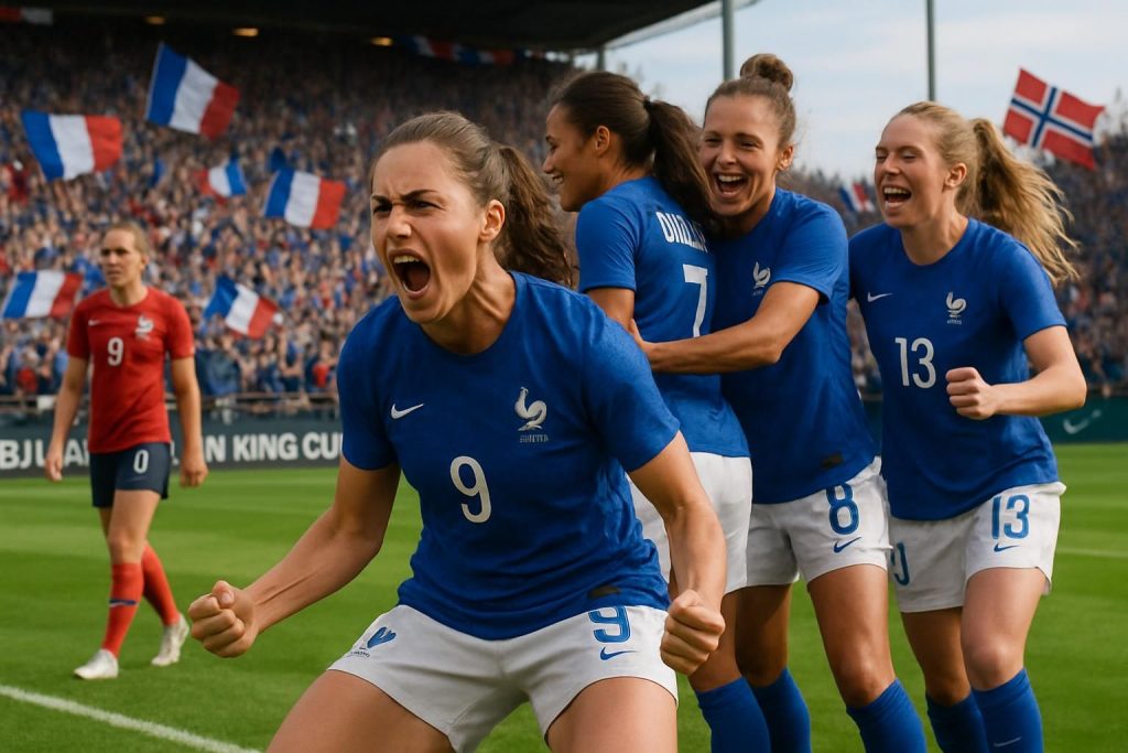 découvrez comment la france a dominé la norvège dès le début de la coupe billie jean king grâce aux performances remarquables de jeanjean et de son équipe.