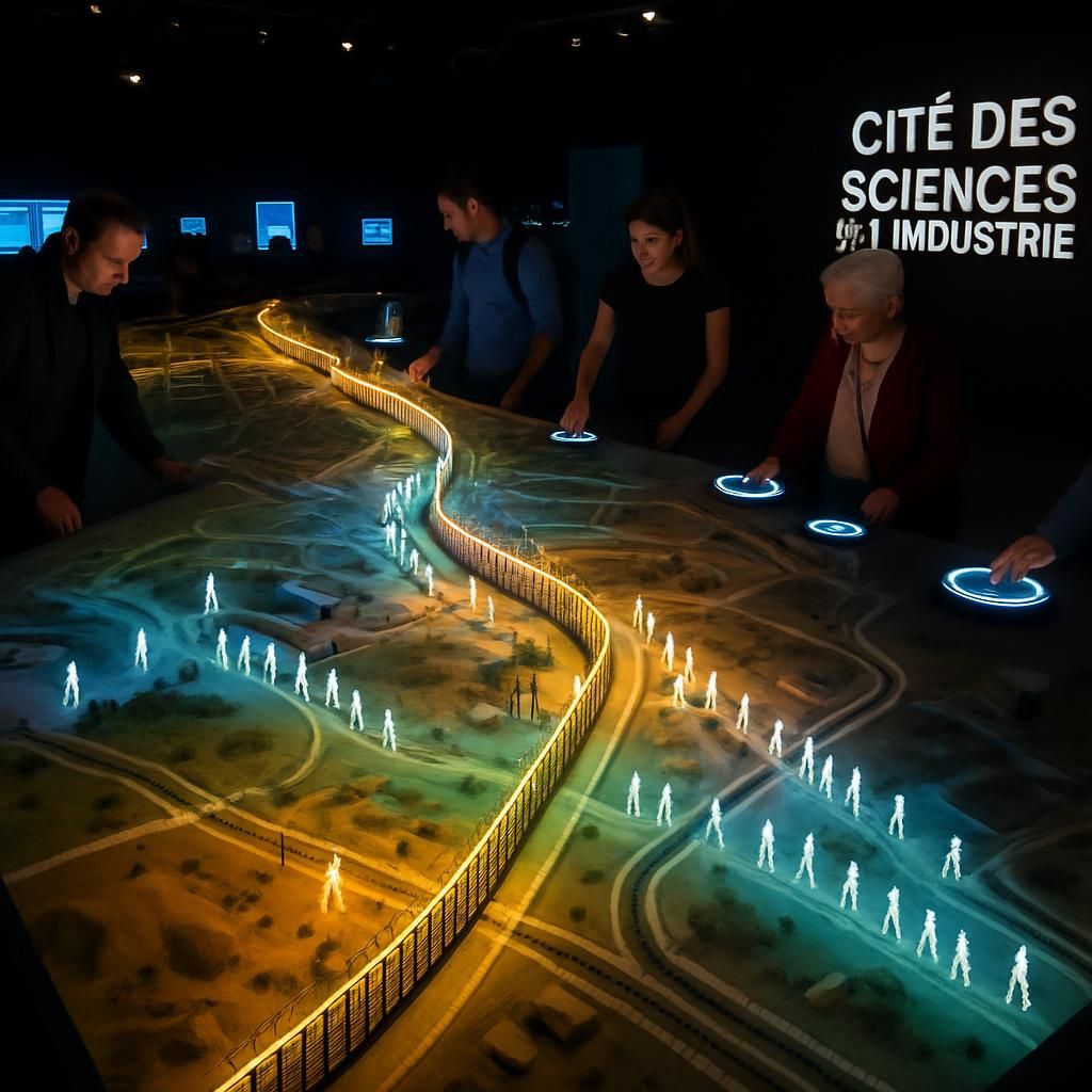 découvrez l'exposition 'frontière' à la cité des sciences, une immersion visuelle fascinante explorant les limites et les enjeux des frontières à travers le monde.