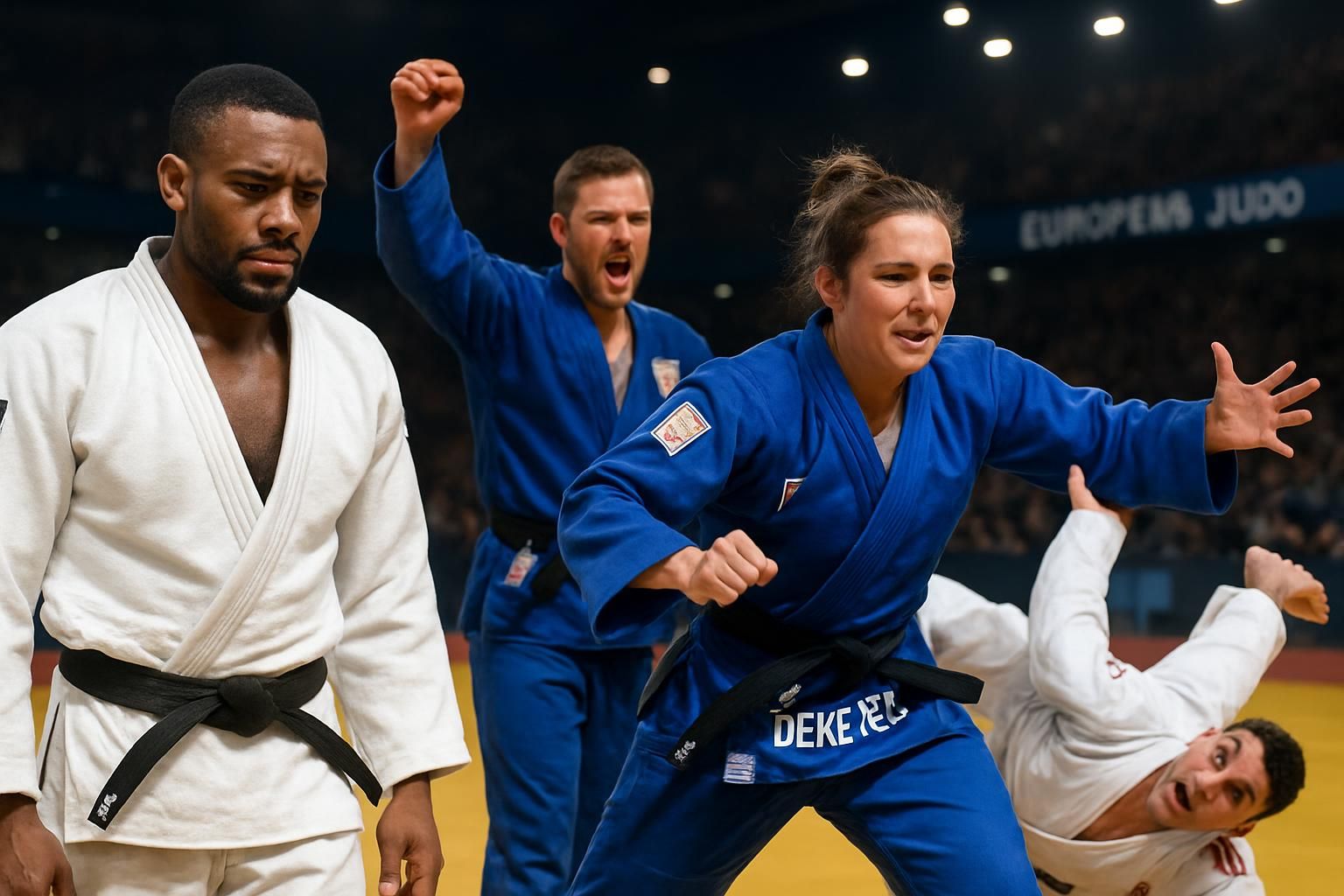 Judo : Joan-Benjamin Gaba stoppé en demi-finales de l’Euro, tandis que Manon Deketer brille en finale