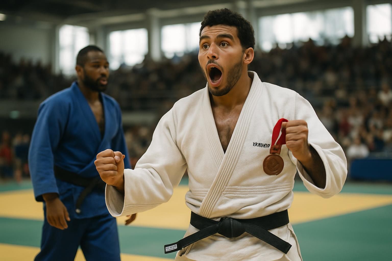 Judo : L’étoile montante Boulemtafes surprend en remportant le bronze face à Gaba
