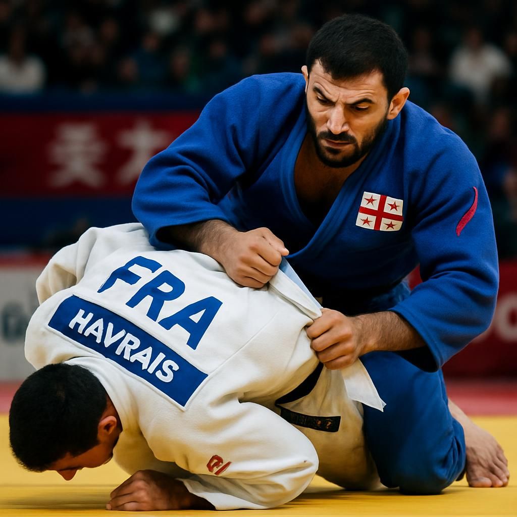 découvrez l'histoire de luka mkheidze aux championnats d’europe de judo, un athlète qui puise sa force entre ses racines géorgiennes et les défis de sa vie au havre.