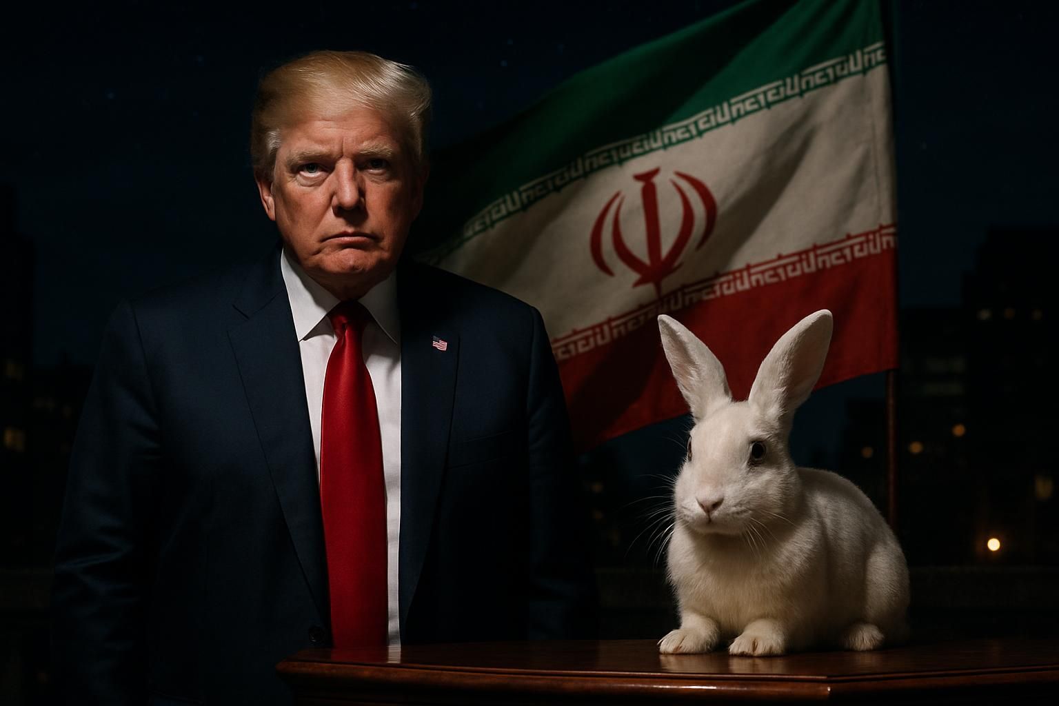 « Une nuit fatidique ? » : Trump, l’Iran et la symbolique inattendue du lapin de Pâques