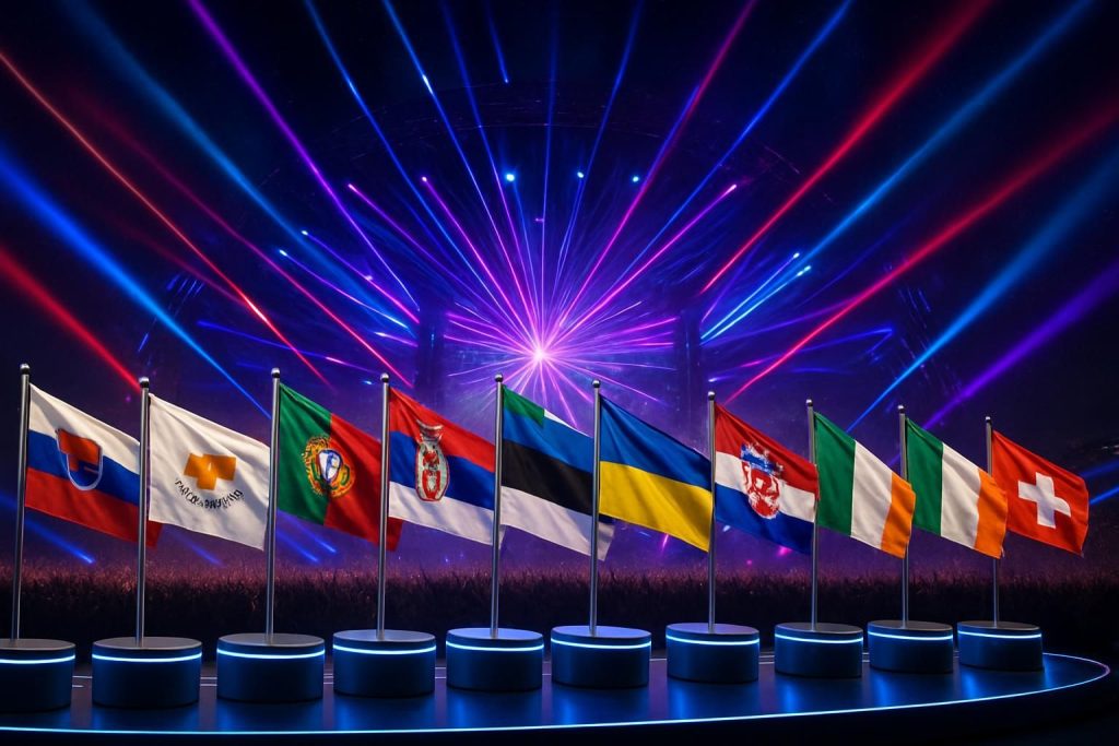 eurovision 2026 : découvrez les dix premiers pays déjà qualifiés pour la grande finale, avec un aperçu des favoris et les dernières actualités de cette compétition musicale internationale.