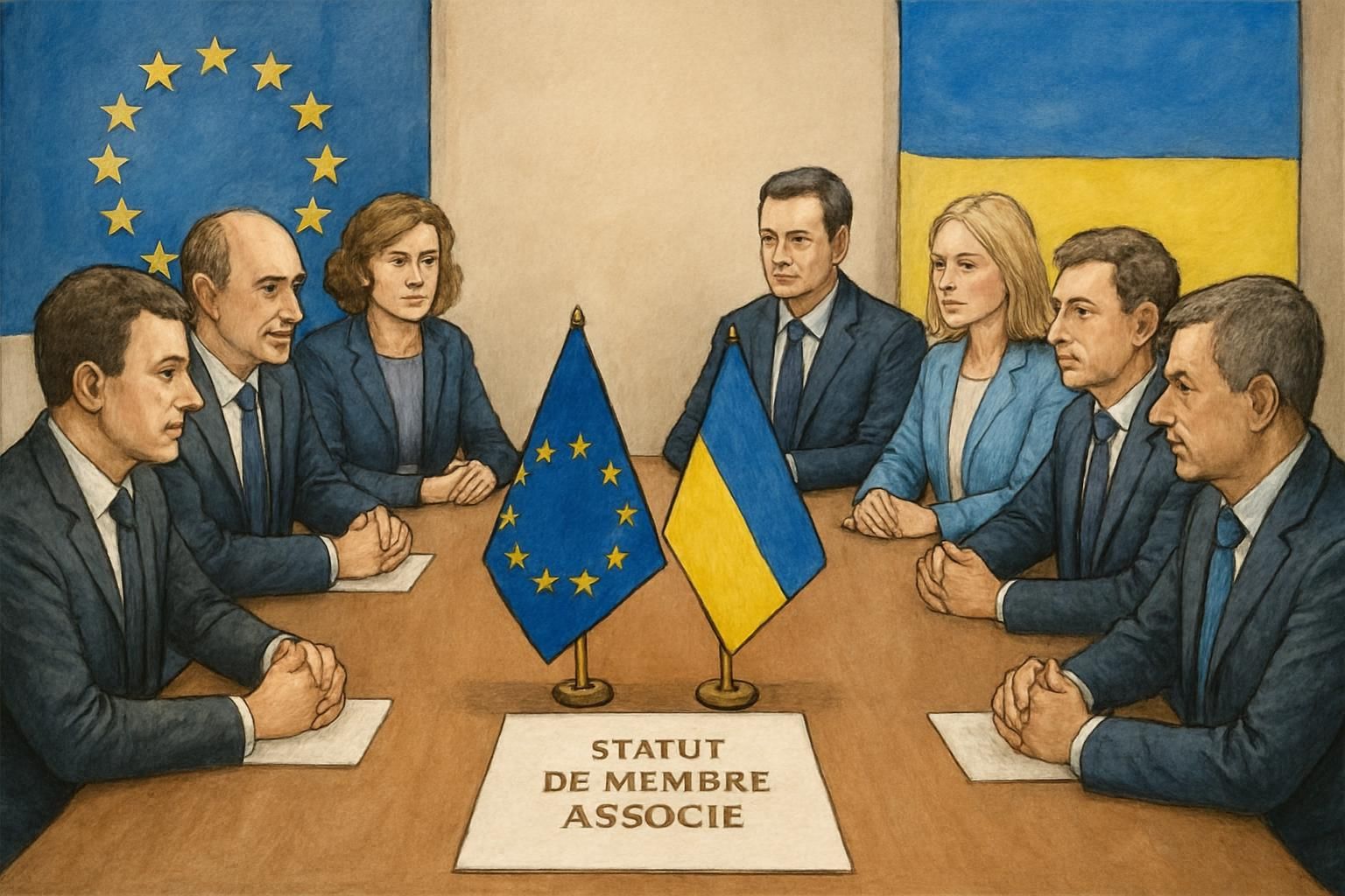 l'allemagne propose un statut de « membre associé » pour l'ukraine en attendant son adhésion complète, offrant un soutien intermédiaire dans son intégration européenne.