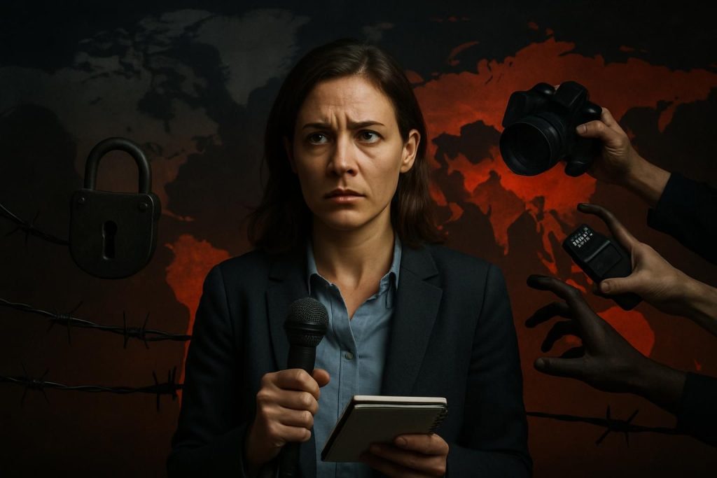 rsf alerte sur le recul de la liberté de la presse dans plus de la moitié des pays à travers le monde, soulignant les défis croissants pour le journalisme indépendant.