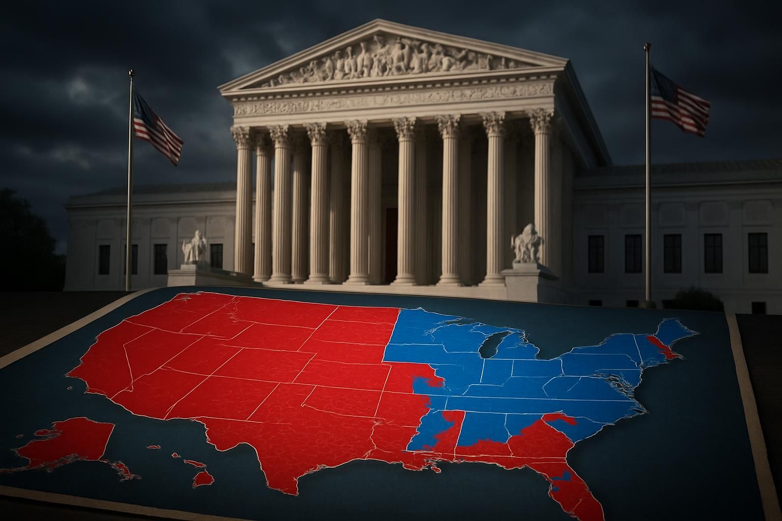 Répartition électorale aux États-Unis : la Cour suprême offre un avantage stratégique aux Républicains
