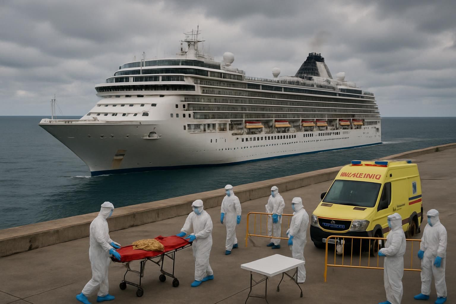 trois décès suspects liés à un foyer potentiel de hantavirus à bord d'un navire de croisière dans l'atlantique suscitent l'inquiétude et une enquête sanitaire est en cours.
