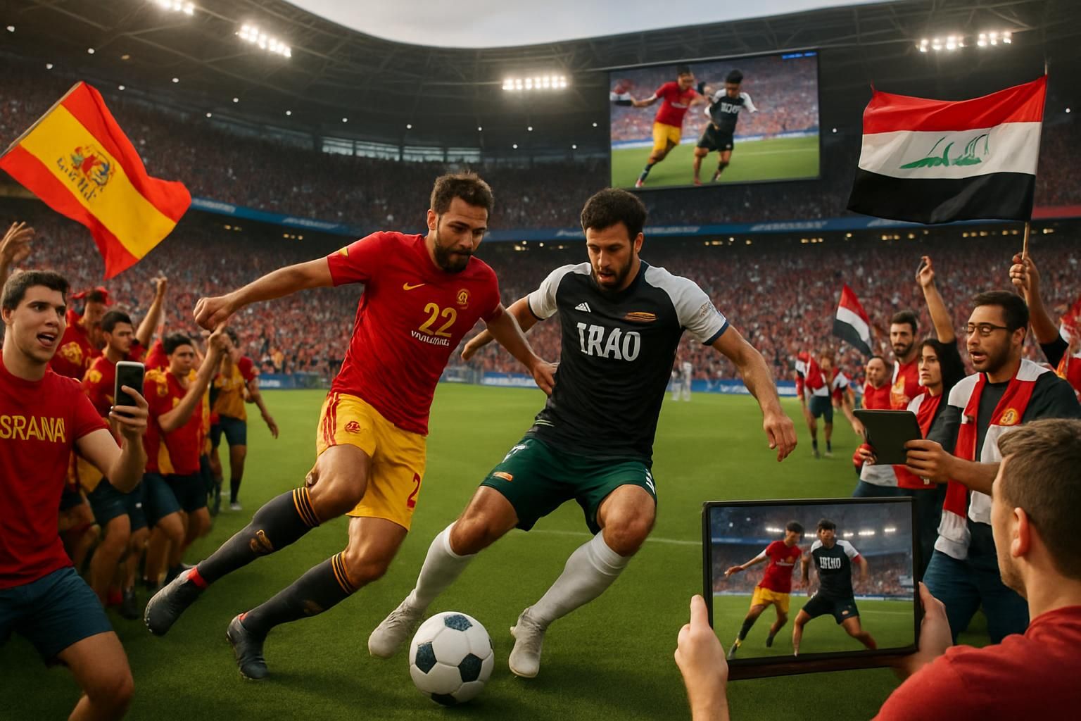 Espagne vs Irak : Guide complet pour regarder le match en direct, en ligne et à la télévision
