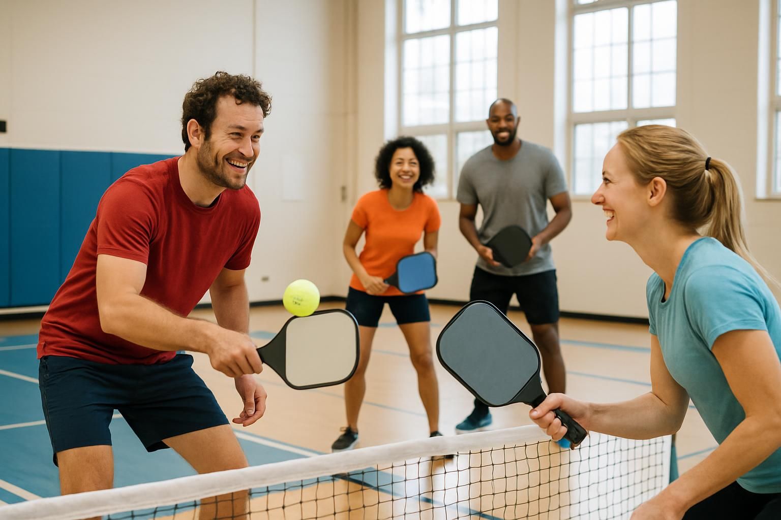 découvrez le pickleball, le nouveau sport tendance, accessible à tous et facile à pratiquer, qui séduit toutes les générations et rassemble les passionnés de sport.