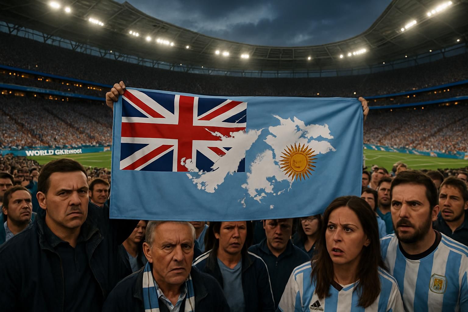 Coupe du Monde 2026 : la FIFA lance une enquête suite à l&rsquo;apparition d&rsquo;une banderole controversée sur les Malouines
