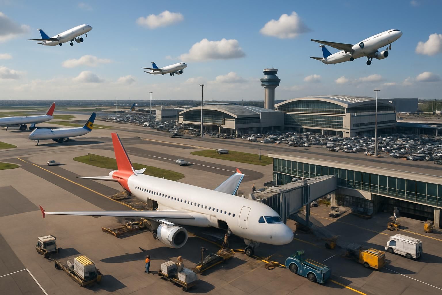 Découvrez les aéroports les plus fréquentés d’Europe et du monde : un tour d&rsquo;horizon impressionnant du trafic aérien mondial