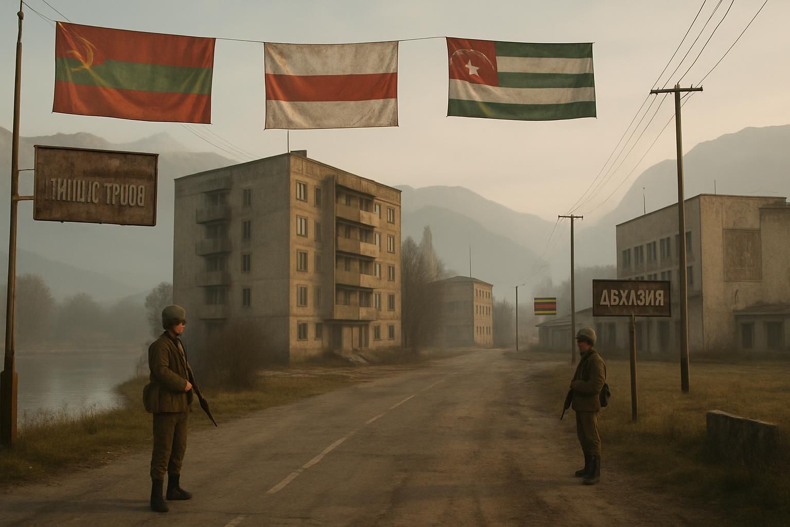 Enquête exclusive : À la découverte des républiques fantômes soviétiques – Transnistrie, Abkhazie, Ossétie