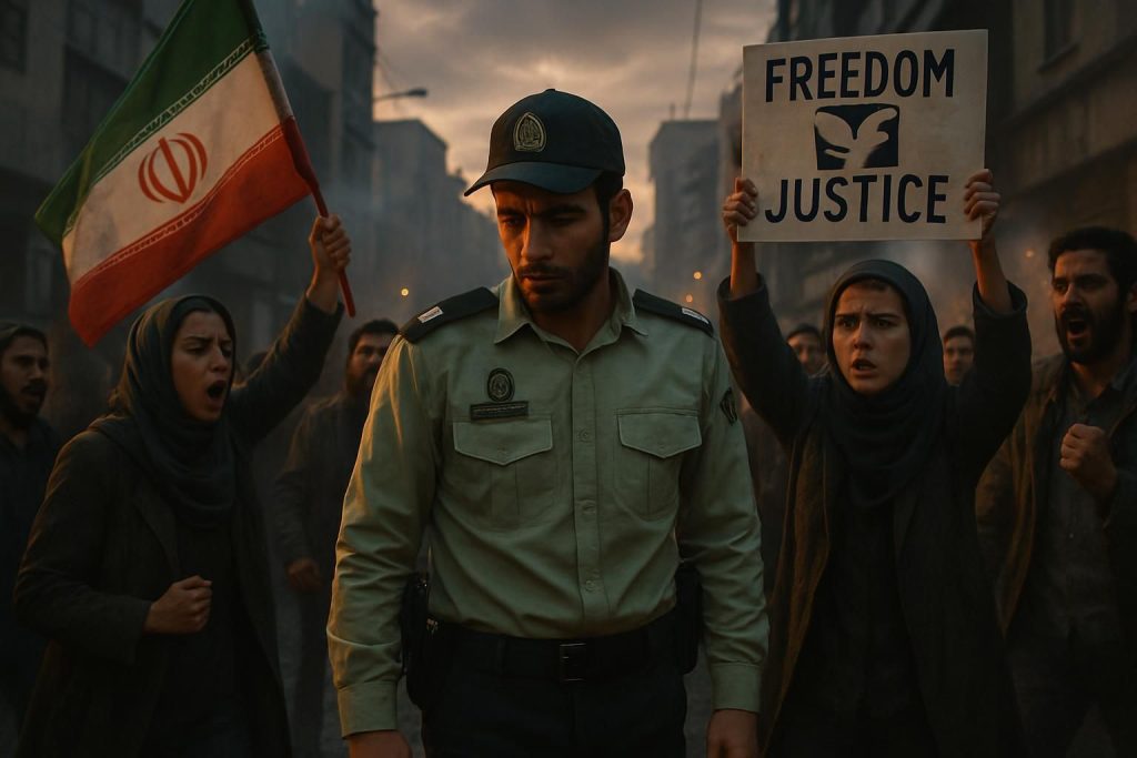 découvrez une analyse approfondie de la révolte en iran et explorez l'hypothèse d'un basculement crucial provoqué par un seul uniforme.