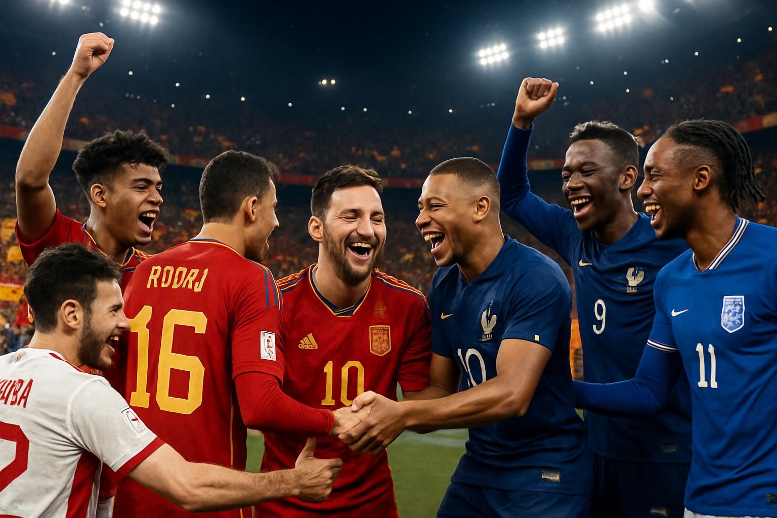 Rodri, Messi, Yamal, Mbappé, Dembélé, « Kvara », Kane, Olise… Les stars du football brillent après la victoire historique de l&rsquo;Espagne en Coupe du Monde