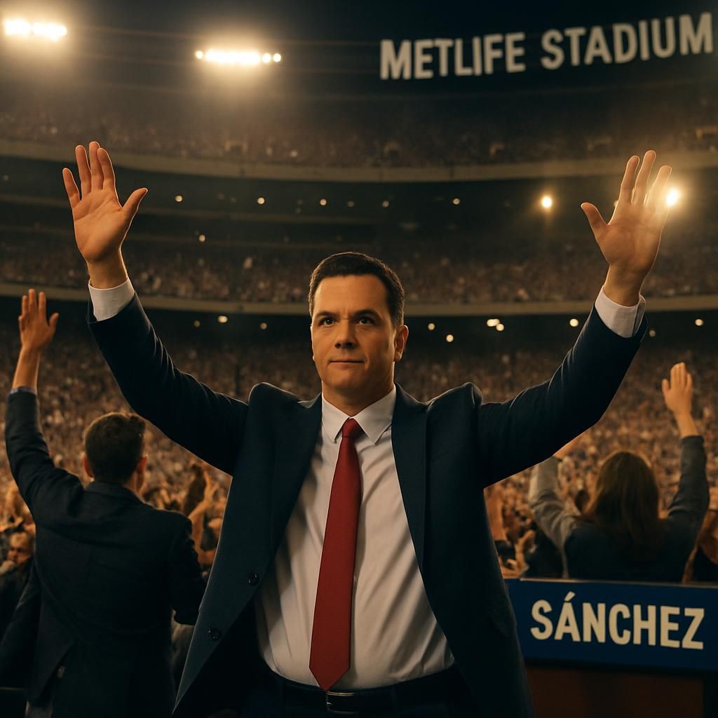 découvrez comment sánchez et le président américain se retrouvent au cœur de l'actualité alors que des joueurs célèbrent des unions symboliques, mêlant sport et diplomatie dans un contexte vibrant.