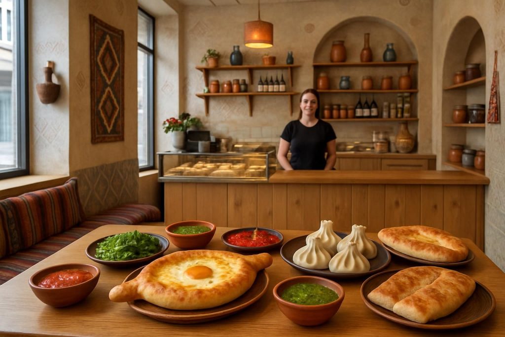 savourez la cuisine géorgienne authentique tous les jours au nouveau traiteur du centre-ville de vire normandie, ouvert 7 jours sur 7.